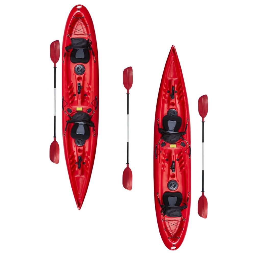 Fishing Kayak Sit On Top - 3.9m 2인승 로토몰딩 플라스틱 카약 (강과